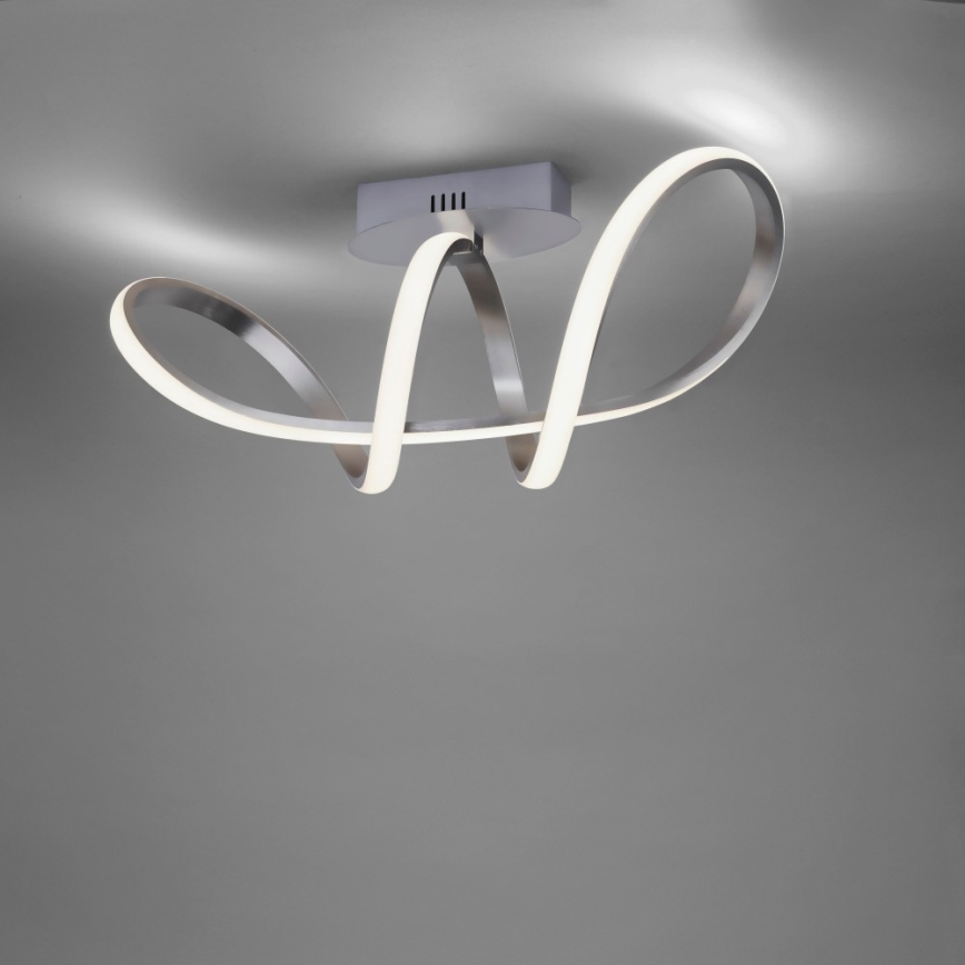 Leuchten Direkt 15403-95 - LED prigušiva plafonski luster MARIA LED/16W/230V matni hrom