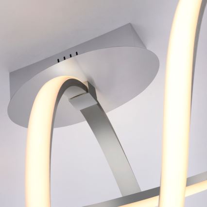 Leuchten Direkt 15403-95 - LED prigušiva plafonski luster MARIA LED/16W/230V matni hrom