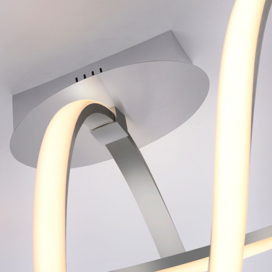 Leuchten Direkt 15403-95 - LED prigušiva plafonski luster MARIA LED/16W/230V matni hrom