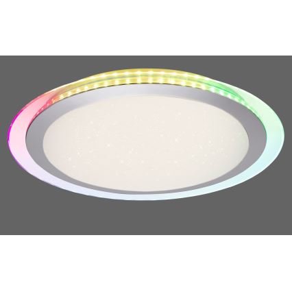 Leuchten Direkt 15411-21 - LED RGB prigušiva plafonska svetiljka CYBA LED/26W/230V + daljinski upravljač