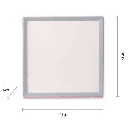 Leuchten Direkt 15556-16 - LED RGB prigušiva stropna svetiljka GALACTICA LED/32W/230V + daljinski upravljač