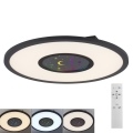 Leuchten Direkt 15572-18 - LED RGBW prigušiva stropna svetiljka ASTRO LED/17,5W/230V 2700-5000K + daljinski upravljač
