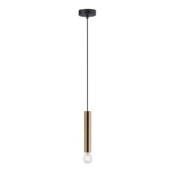 Leuchten Direkt 15617-60 - Luster na sajli BRUNA 1xE27/60W/230V mesing