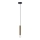 Leuchten Direkt 15617-60 - Luster na sajli BRUNA 1xE27/60W/230V mesing