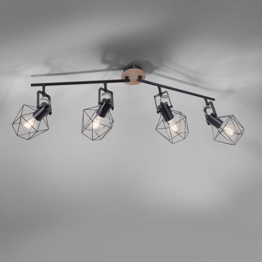 Leuchten Direkt 15674-78 - Reflektorsko svetlo JARO 4xE27/60W/230V