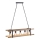Leuchten Direkt 15685-79 - Luster na lancu EDITH 5xE27/60W/230V borovina