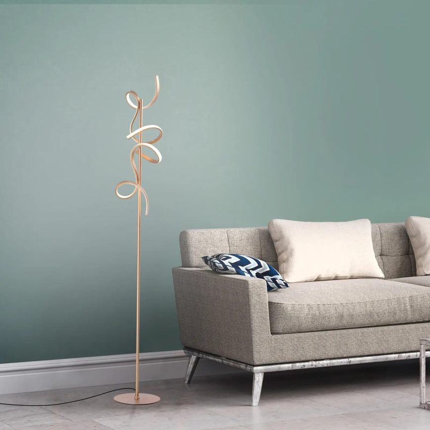 Leuchten Direkt 19031-60 - LED prigušiva stojeća lampa CURLS LED/22W/230V