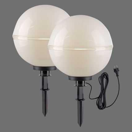 Leuchten Direkt 19324-16-2 - Set od 2 spoljnih lampi 1x E27/40W/230V prečnik 40 cm IP44