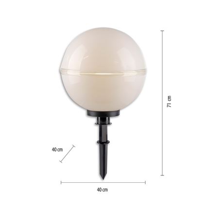 Leuchten Direkt 19324-16-2 - Set od 2 spoljnih lampi 1x E27/40W/230V prečnik 40 cm IP44