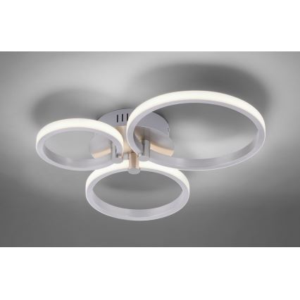 Leuchten Direkt 12110-55 - LED plafonski luster JOHANNA LED/4,5W/230V+LED/6W+LED/7,5W