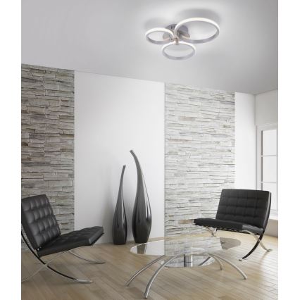 Leuchten Direkt 12110-55 - LED plafonski luster JOHANNA LED/4,5W/230V+LED/6W+LED/7,5W
