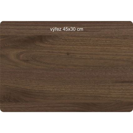 Li-Go 23607/O - prigušiva LED dekoracija za sto LED/12W/230V 20x22 cm orah/Jin Jang