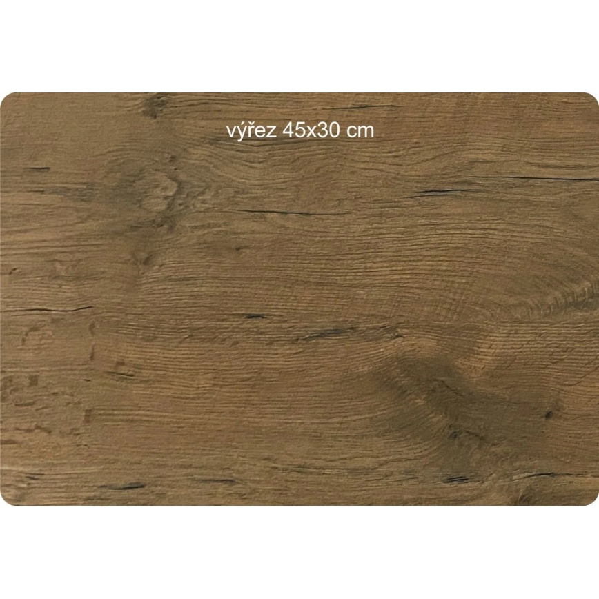 Li-Go 23613/DUB2 - LED prigušiva stona dekoracija LED/12W/230V 20x22 cm hrast/Grut