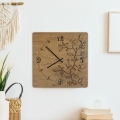 Li-Go 5499/DUB2 - Zidni sat 1xAA 40x40 cm hrast