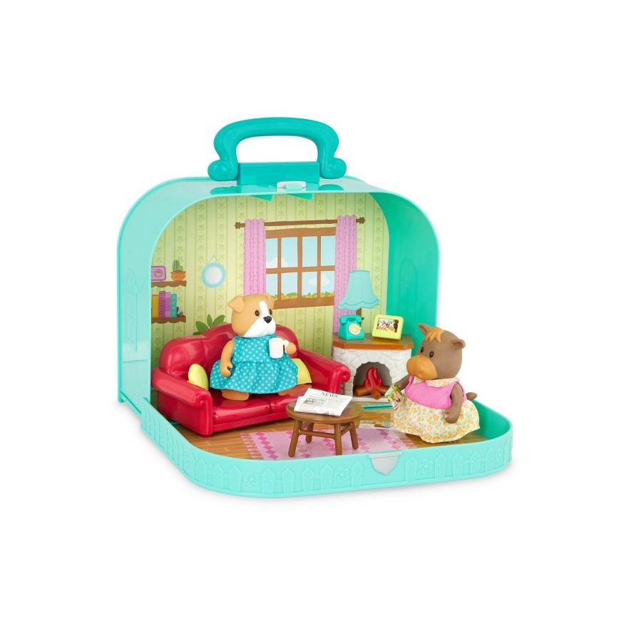 Li'l Woodzeez - Komplet u koferčiću: dnevna soba