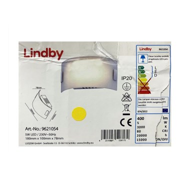 Lindby - LED zidna svetiljka GISELA LED/5W/230V