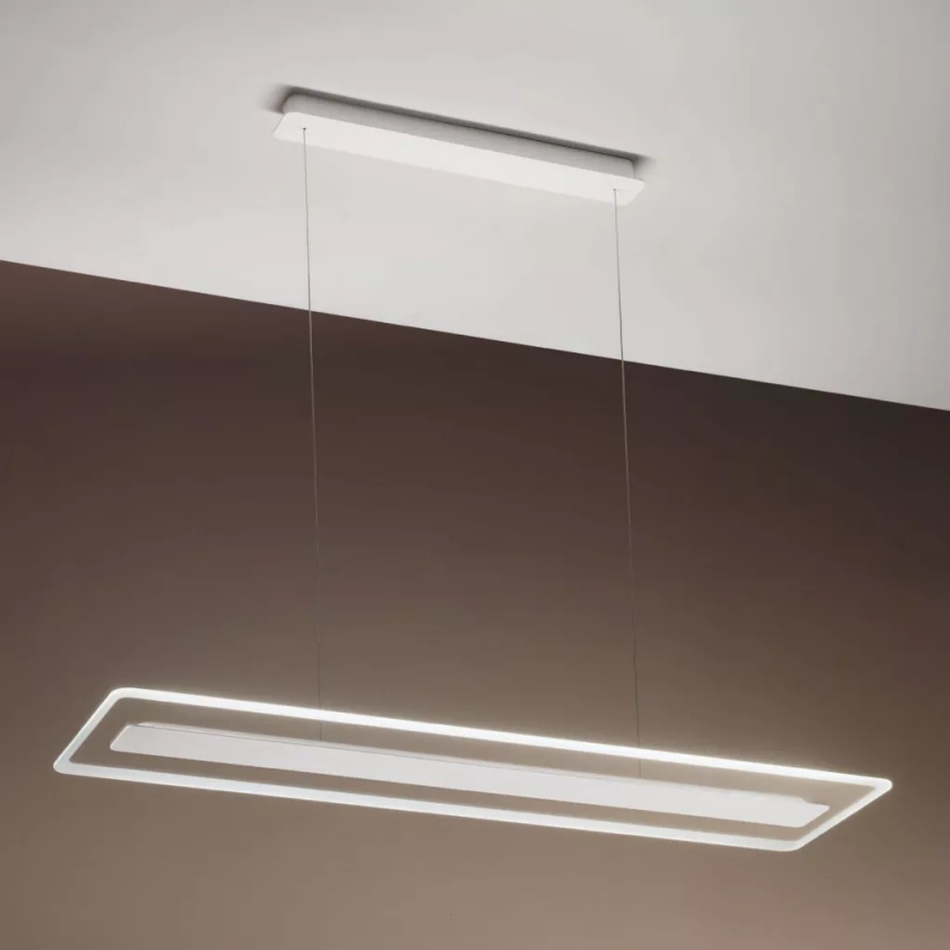 Linea Light 8936 - LED luster na sajli ANTILE LED/45W/230V CRI 90 bela