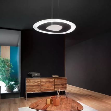 Linea Light 90348 - LED luster na sajli ANTIGUA LED/38W/230V 60,8 cm CRI 90 bela