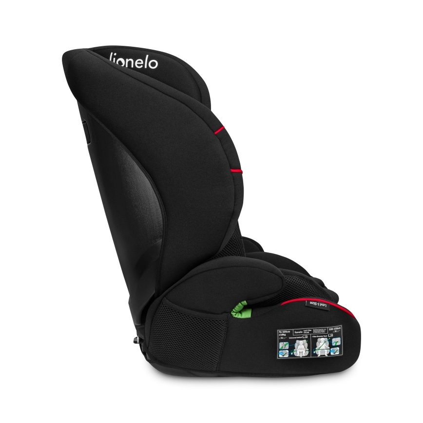 Lionelo - Auto-sedište LEVI i-Size 76-150 cm Sporty Black