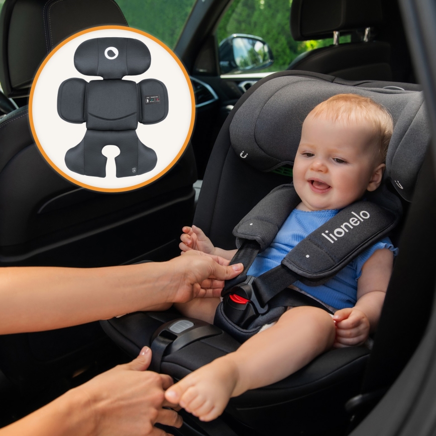 Lionelo - Auto-sedište sa bazom, rotirajuće BASTIAAN i-Size 40-150 cm Grey Stone