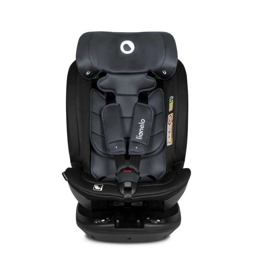 Lionelo - Auto-sedište sa bazom, rotirajuće BASTIAAN i-Size 40-150 cm Grey Stone