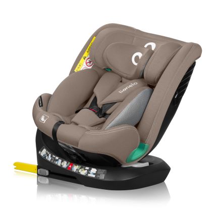 Lionelo - Rotirajuće auto-sedište sa bazom BASTIAAN ONE i-Size 40-150 cm peščano bež