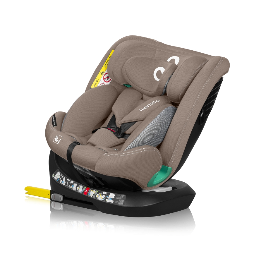 Lionelo - Rotirajuće auto-sedište sa bazom BASTIAAN ONE i-Size 40-150 cm peščano bež