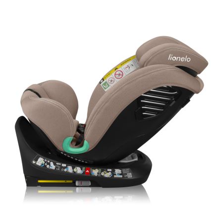 Lionelo - Rotirajuće auto-sedište sa bazom BASTIAAN ONE i-Size 40-150 cm peščano bež