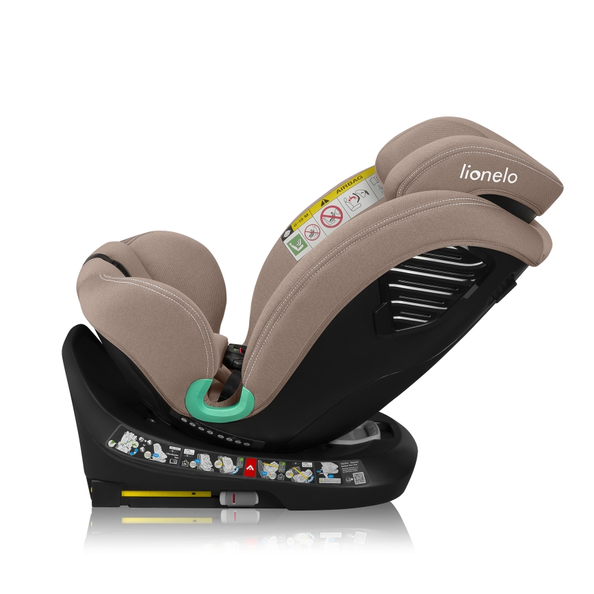 Lionelo - Rotirajuće auto-sedište sa bazom BASTIAAN ONE i-Size 40-150 cm peščano bež