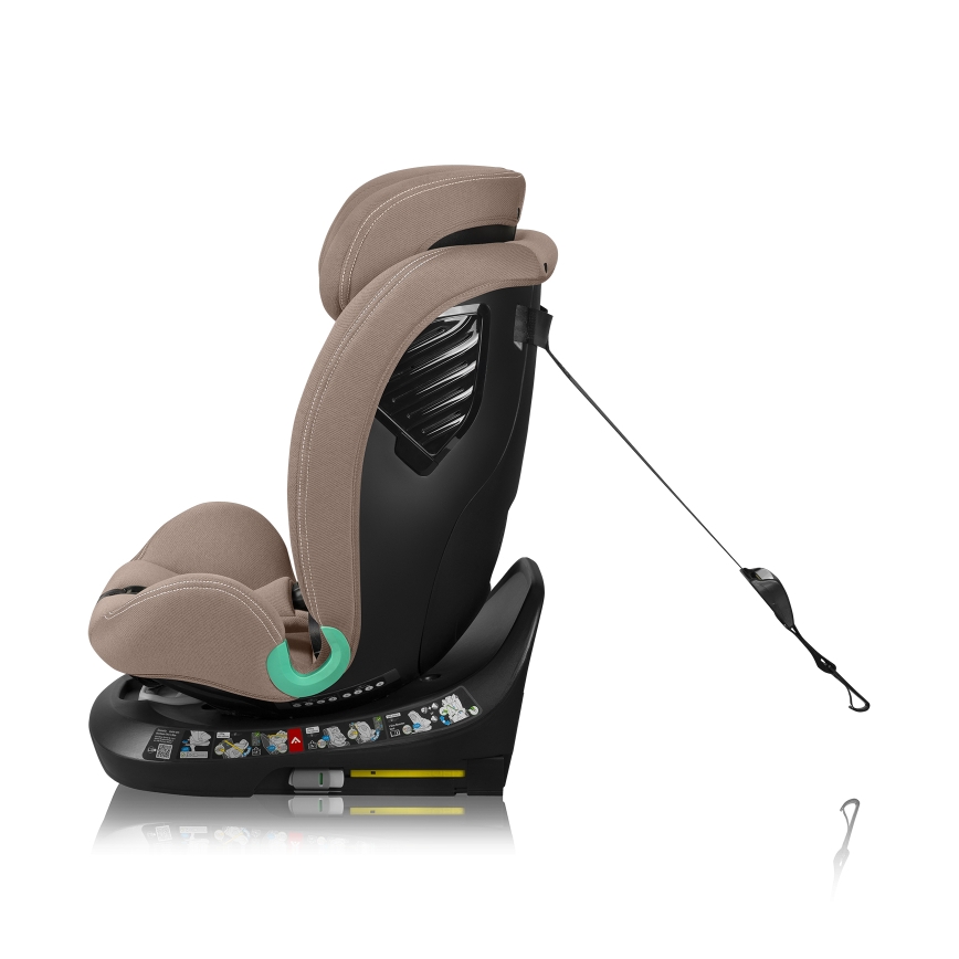 Lionelo - Rotirajuće auto-sedište sa bazom BASTIAAN ONE i-Size 40-150 cm peščano bež