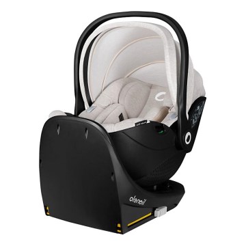 Lionelo - Auto-sedište sa okretljivom bazom MOXIE SET i-Size 40-87 cm Bež pesak
