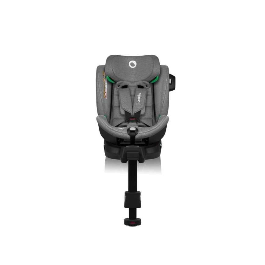 Lionelo - Auto-sedište sa rotacionom bazom HARMONY i-Size 40-150 cm sivo
