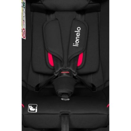 Lionelo - Autosedište AART i-Size 40-150 cm crno/crveno