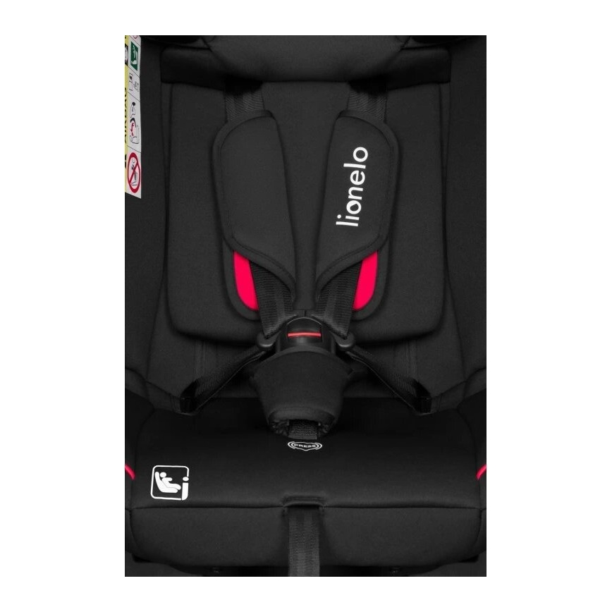 Lionelo - Autosedište AART i-Size 40-150 cm crno/crveno