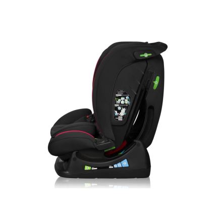 Lionelo - Autosedište AART i-Size 40-150 cm crno/crveno