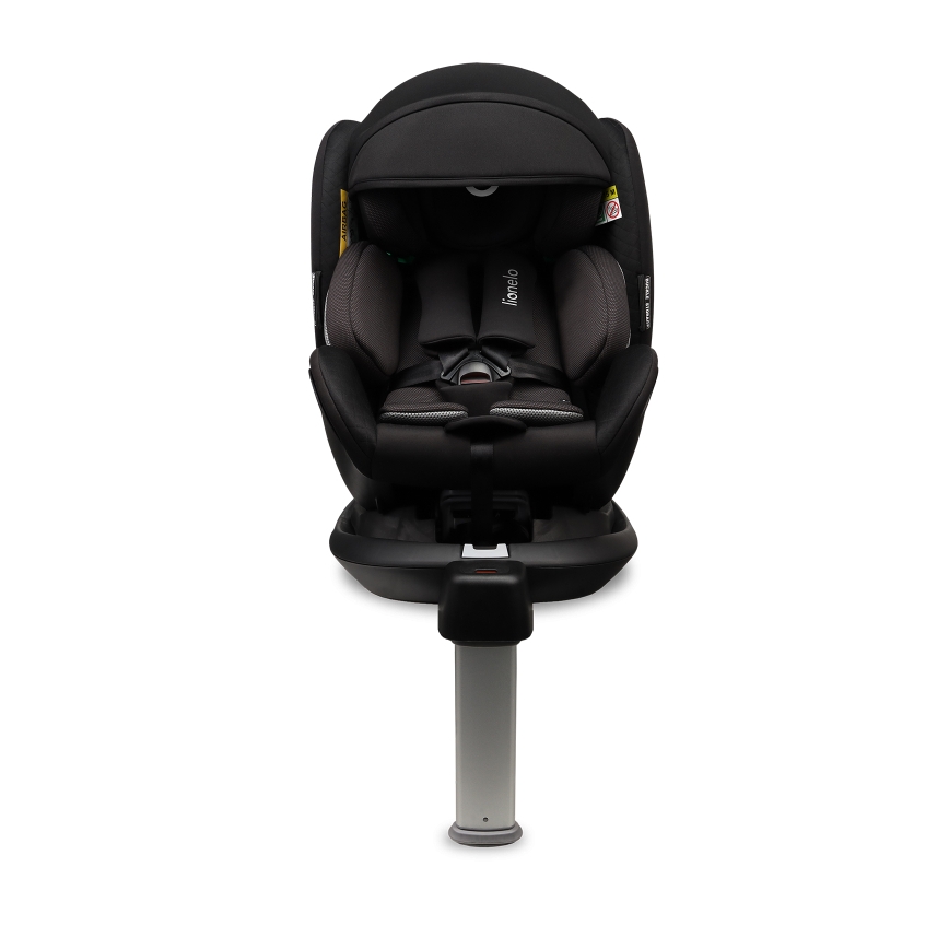 Lionelo - Rotirajuće autosedište sa bazom ANTOON PLUS i-Size 40-105 cm Crni Oniks