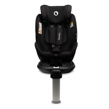 Lionelo - Rotirajuće autosedište sa bazom ANTOON PLUS i-Size 40-105 cm Crni Oniks
