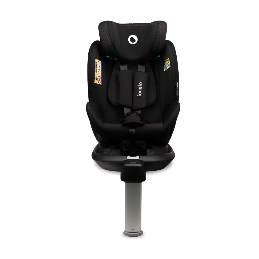 Lionelo - Rotirajuće autosedište sa bazom ANTOON PLUS i-Size 40-105 cm Crni Oniks