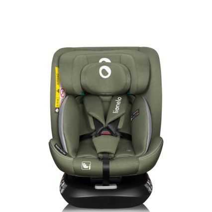Lionelo - Rotirajuće autosedište sa bazom BASTIAAN ONE i-Size 40-150 cm maslinasto-zelena