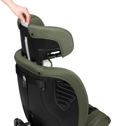 Lionelo - Rotirajuće autosedište sa bazom BASTIAAN ONE i-Size 40-150 cm maslinasto-zelena