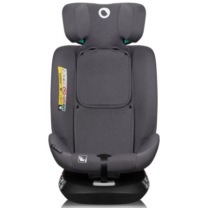 Lionelo - Rotirajuće dečije auto-sedište sa bazom BASTIAAN ONE i-Size 40-150 cm Grey Stone