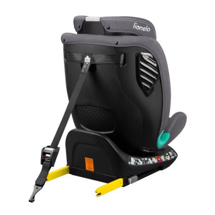 Lionelo - Rotirajuće dečije auto-sedište sa bazom BASTIAAN ONE i-Size 40-150 cm Grey Stone