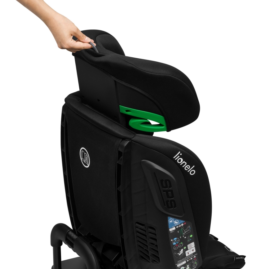 Lionelo - Autosedište sa rotirajućom bazom BASTIAAN i-Size 40-150 cm Crni karbon