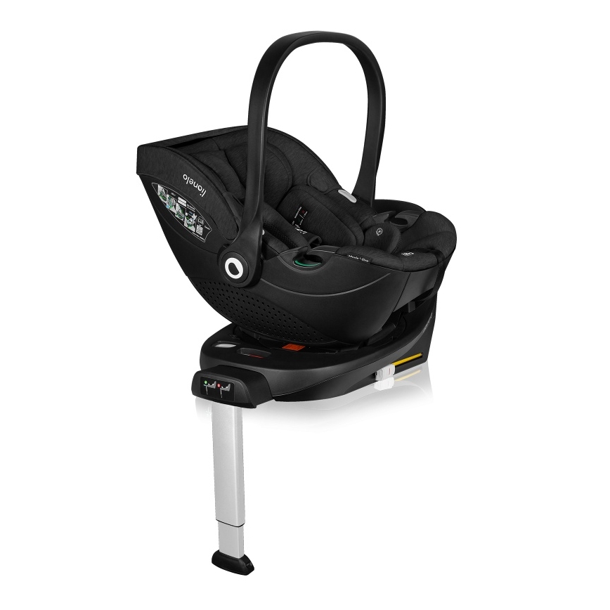 Lionelo - Baza za autosedišta MOXIE SET i-Size Base Black