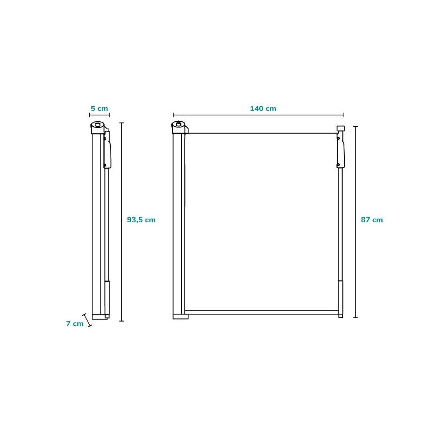 Lionelo - Bezbednosna ograda TULIA crna