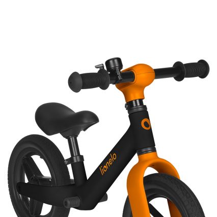 Lionelo - Bicikl bez pedala TONI Crno-narandžasti