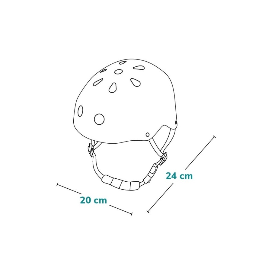 Lionelo - Dečija kaciga HELMET bela
