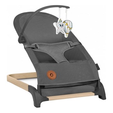 Lionelo - Dečija ljuljaška JUNE, siva