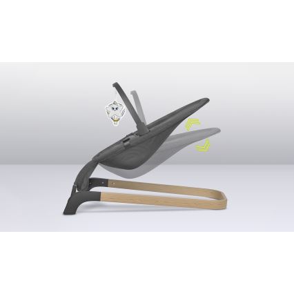 Lionelo - Dečija ljuljaška JUNE, siva