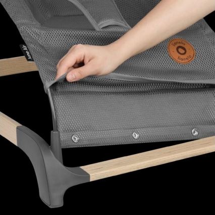 Lionelo - Dečija ljuljaška JUNE, siva